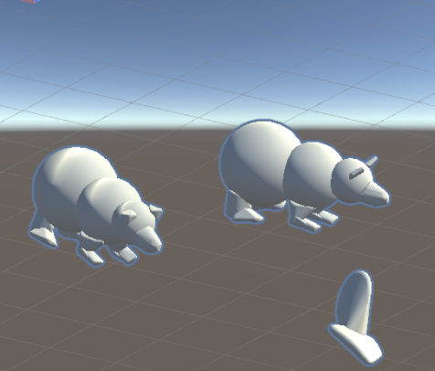 Poba the polar bear, 3D modelled in Gravity Sketch VR